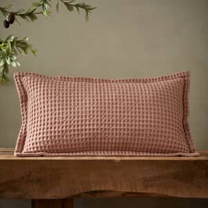 Jaipur Waffle Cushion Pink