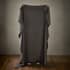 Pineapple Elephant Jaipur Waffle Throw Grey small 9611A