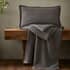 Pineapple Elephant Jaipur Waffle Throw Grey small 9611C