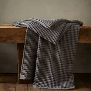 Jaipur Waffle Throw Grey