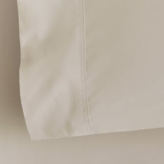 500 Thread Count Sateen Chalk/ Light Cream