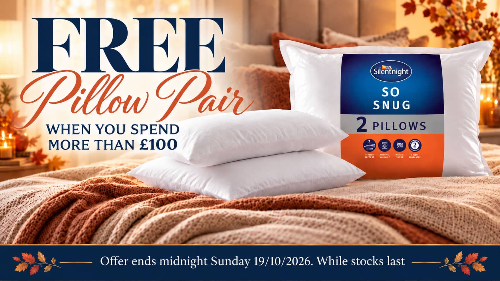 Free Pillow Promotion