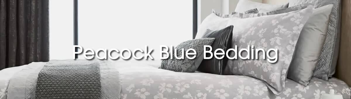 Peacock Blue Bedding