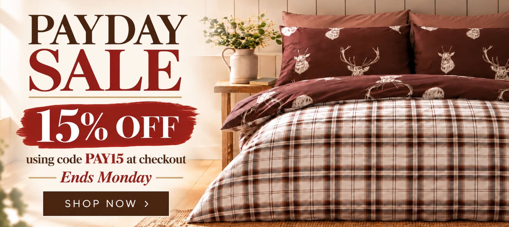 Pay Day Weekend Sale - Extra 15% Off