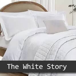 shop white bedding