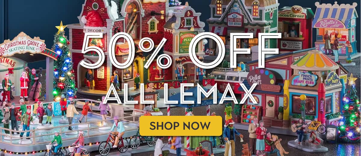 Lemax Village Sale - 50% Off All Lemax