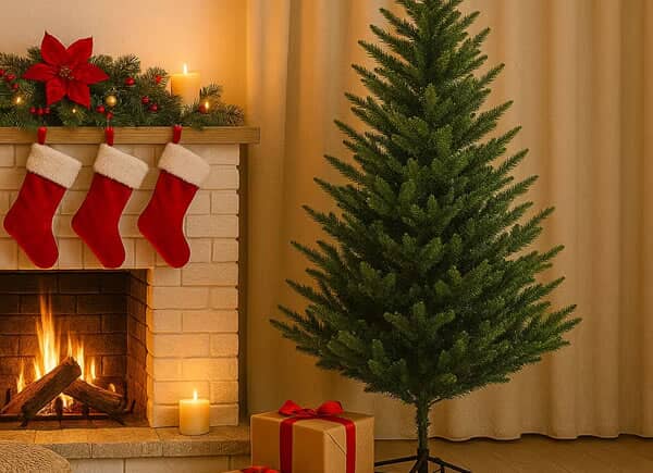 Artificial Christmas Trees and Wreaths