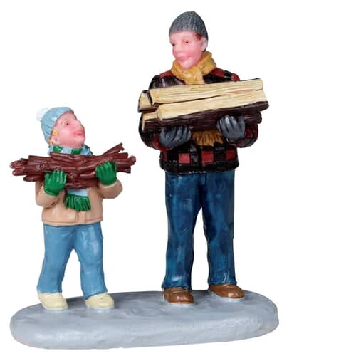 Lemax Christmas Village Firewood For The Hearth - 02807