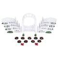 Lemax Christmas Village Plastic Arbor And Picket Fences W/Decorations Set Of 20 - 04233