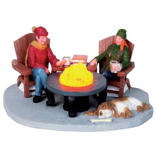 Lemax Christmas Village Around The Fire - 04238