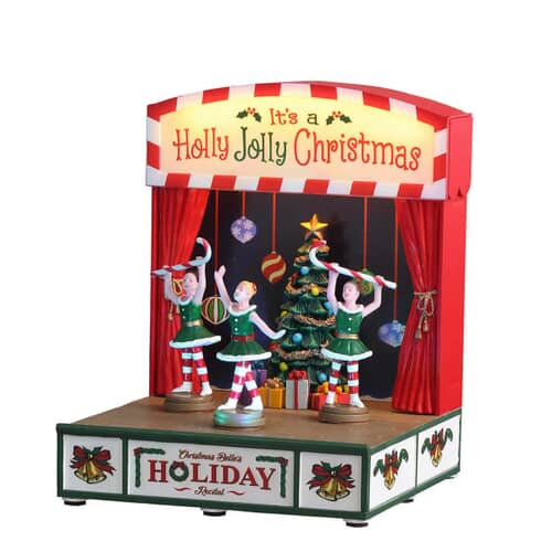 Lemax Christmas Village Christmas Belles Hoilday Recital Battery Operated (4.5V) - 04726