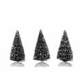 Lemax Christmas Village Bristle Tree Set Of 3 Mini - 04763