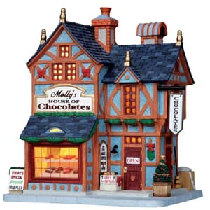 Lemax Christmas Village Mollys House Of Chocolates - 05092