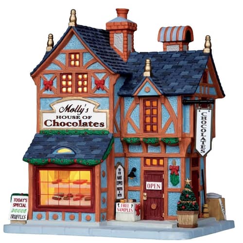 Lemax Christmas Village Mollys House Of Chocolates - 05092