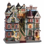 Lemax Christmas Village Houses On A Hill Battery Operated (4.5V) - 05617