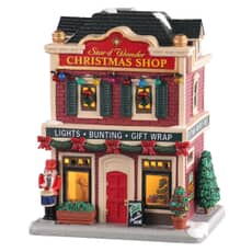 Lemax Christmas Village Star Of Wonder Christmas Shop Battery Operated Led - 05646