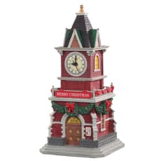 Lemax Christmas Village Tannenbaum Clock Tower Battery Operated (1.5V) - 05679