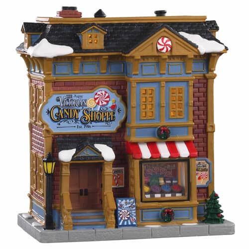 Lemax Christmas Village The Victorian Candy Shoppe Battery Operated Led - 05684