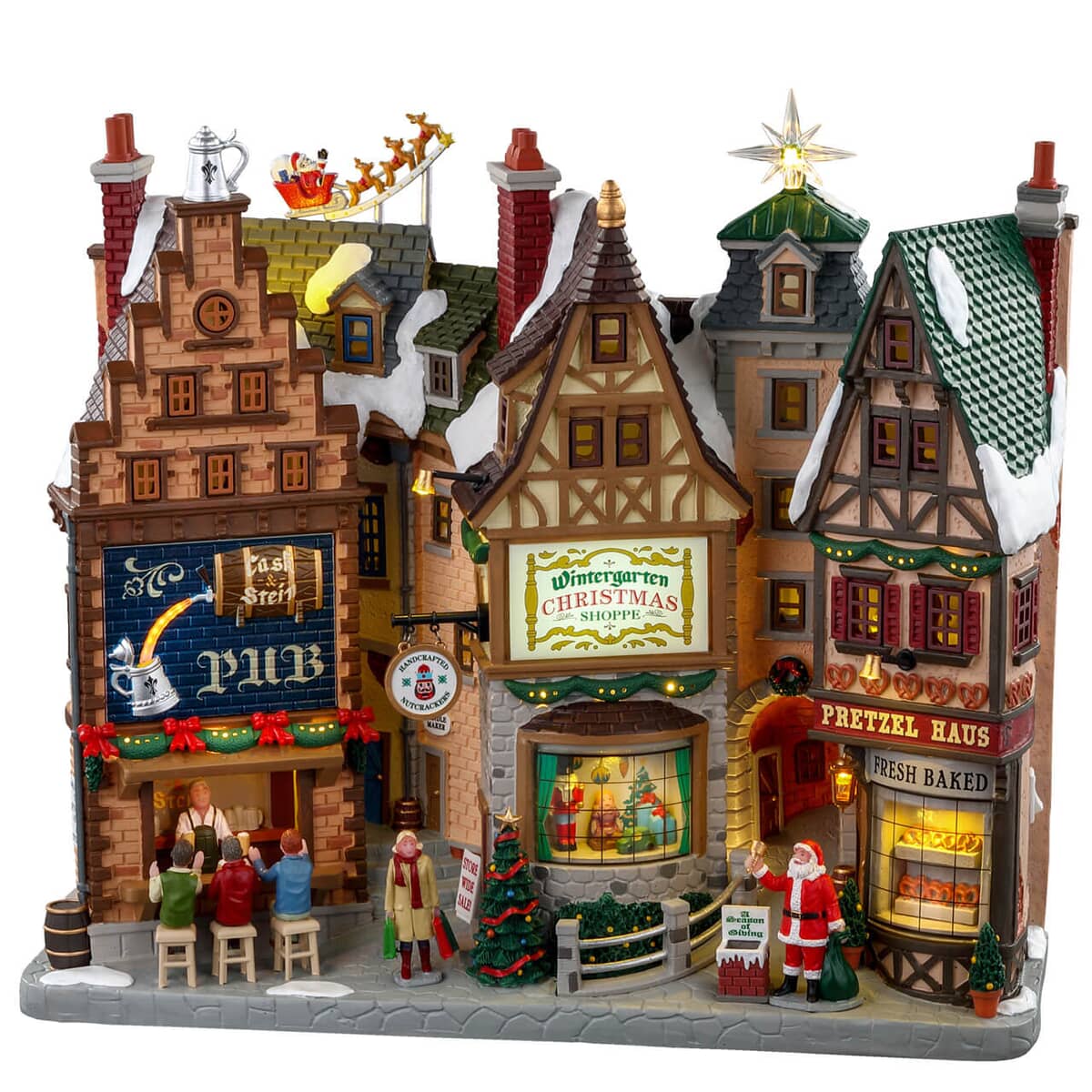 Lemax Christmas Village Wintergarten Lane Battery Operated (4.5V