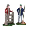 Lemax Christmas Village Friendly Neighbors Set Of 2 - 12017