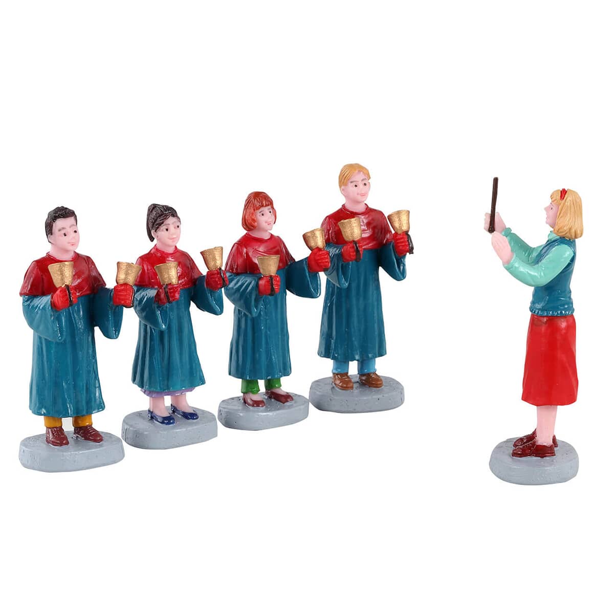 Lemax Christmas Village Handbell Choir Set Of 5 - 12020