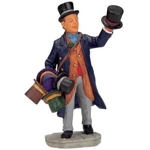 Lemax Christmas Village Top Hat Peddler - 12477