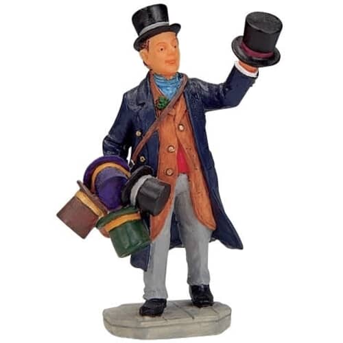 Lemax Christmas Village Top Hat Peddler - 12477