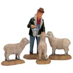 Lemax Lemax Christmas Village The Good Shepherd Set Of 4 - 12499