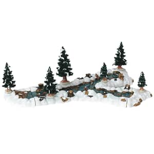 Lemax Christmas Village Mill Stream Fork - Set of 10 - 13367