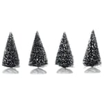 Lemax - Bristle Tree - Set Of 4 - Mini