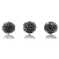 Lemax Christmas Village Round Bristle Tree Set Of 3 Mini - 14006
