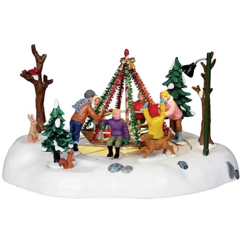 Lemax Christmas Village Holiday Merry-Go-Round B/O (4.5V) - 14340