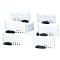 Lemax Christmas Village Plastic Picket Fence Set Of 7 - 14388