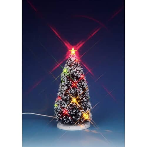 Lemax Christmas Village Lighted Christmas Tree - Medium - 14389