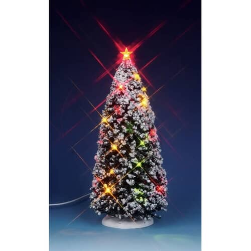 Lemax Christmas Village Lighted Christmas Tree - Large - 14390
