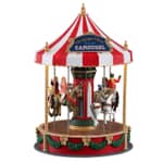Lemax Christmas Village Christmas Cheer Carousel Battery Operated (4.5V) - 14821