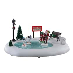 Lemax Christmas Village North Pole Skating Rink Battery Operated (4.5V) - 14837 
