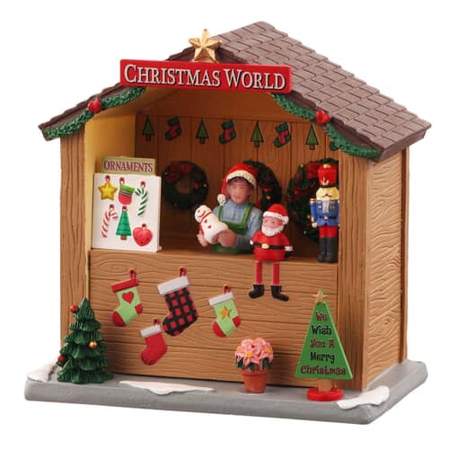 Lemax Christmas Village Christmas World Booth - 14907