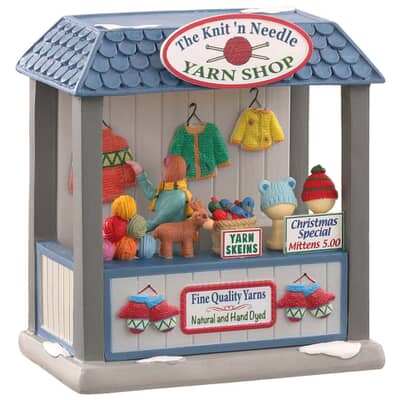 Lemax Christmas Village The Knit N Needle Yarn Shop - 14910