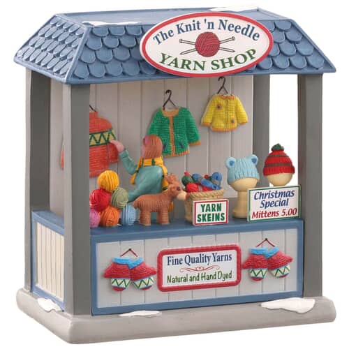 Lemax Christmas Village The Knit N Needle Yarn Shop - 14910