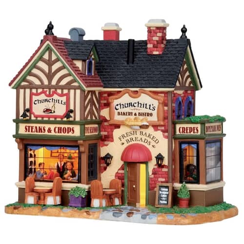 Lemax Christmas Village Churchills Bakery And Bistro - 15223