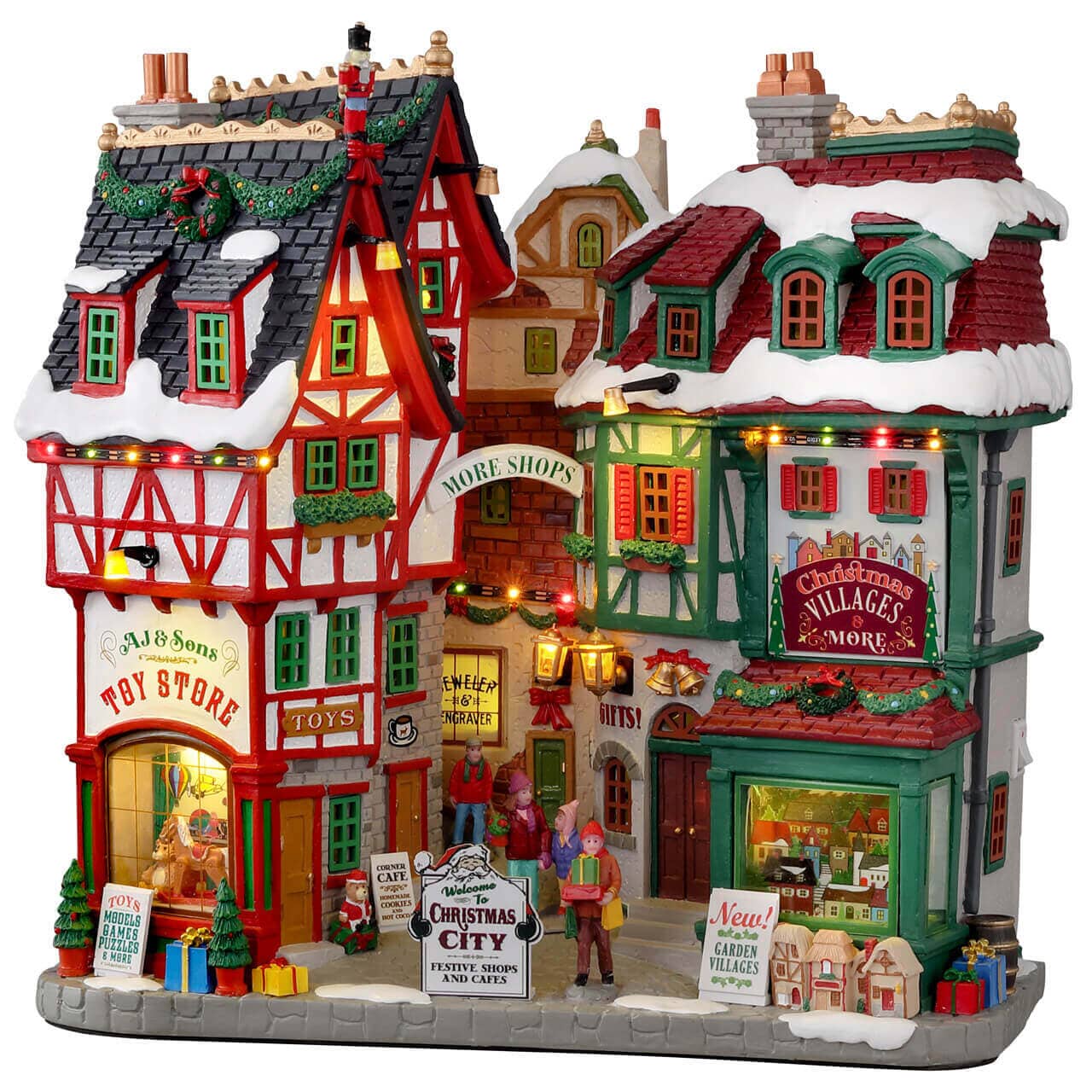 lemax christmas village battery operated