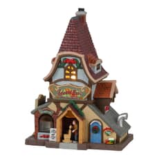 Lemax Christmas Village Edward Bros. Fine Woodworking Battery Operated Led - 15772