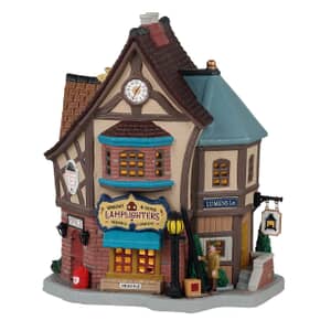 Lemax Christmas Village Wright And Sons Lamplighters - 15790