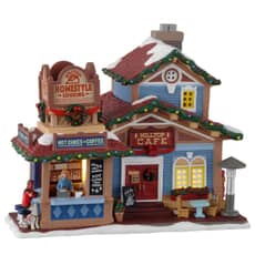 Lemax Christmas Village Hilltop Cafe Battery Operated Led -15799