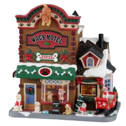 LEMAX CHRISTMAS VILLAGE MEET SANTA PAWS BATTERY OPERATED LED -15800