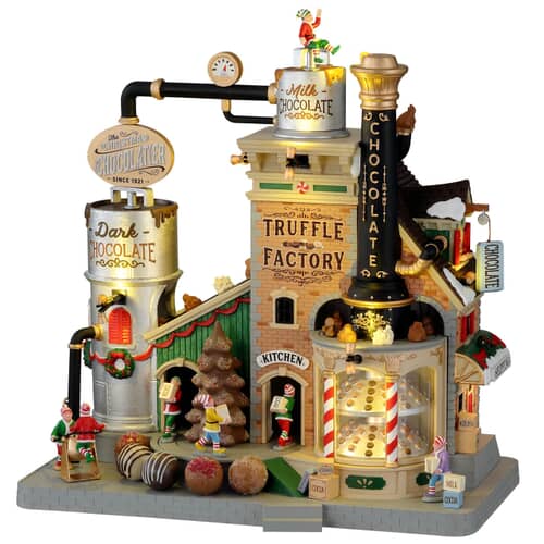 Lemax Christmas Village The Christmas Chocolatier Truffle Factory -15805