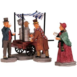 Lemax Christmas Village Coffee Stall - Set of 4 - 22560