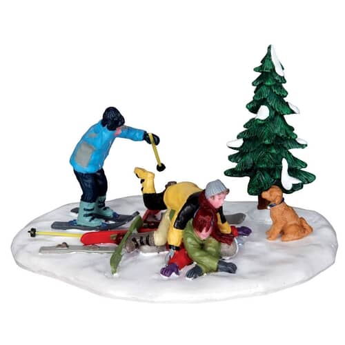 Lemax Christmas Village Ski Pile Up - 23958
