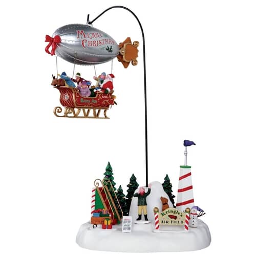 Lemax Christmas Village Kringles Aire Field Set of 3 - 24484
